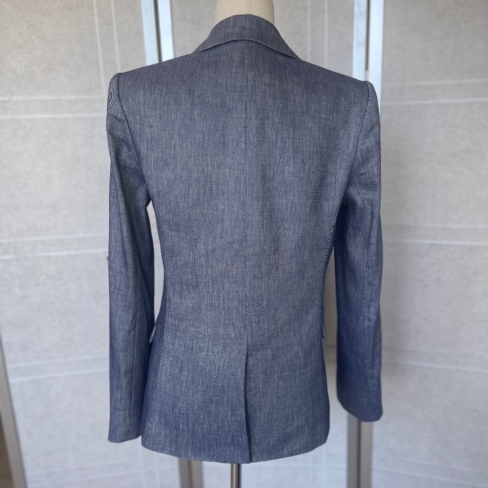 NWOT Veronica Beard Blue Kelson Dickey Jacket sz 8 - Picture 4 of 15